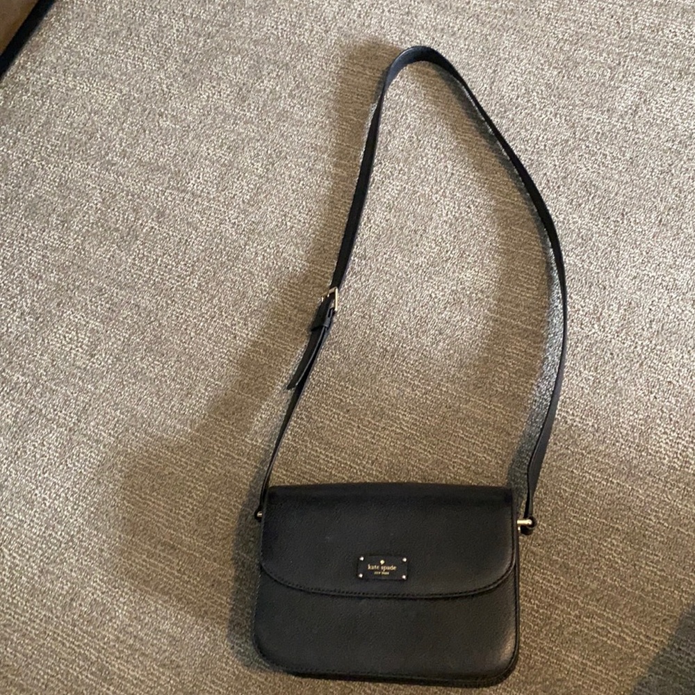 Kate Spade Black Crossover Bag - Great Condition.